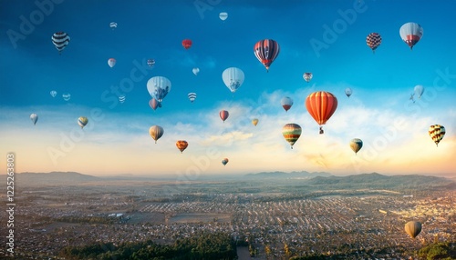 Each balloon carries a wish or dream.  