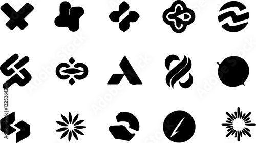 A grid of fifteen vector icons intended for digital use