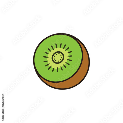 kiwi isolated