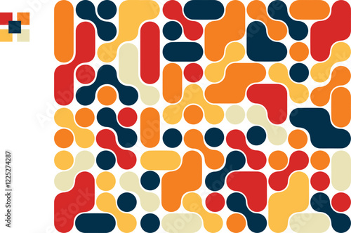The abstract painting can be used as wallpaper or any background