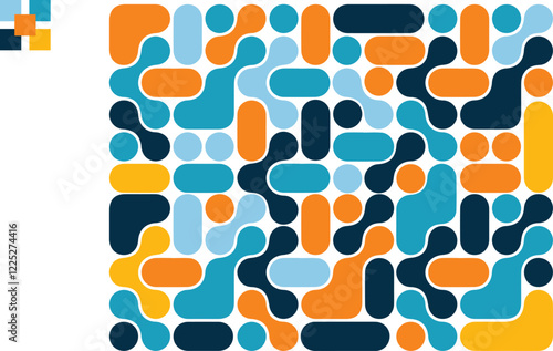 The abstract painting can be used as wallpaper or any background