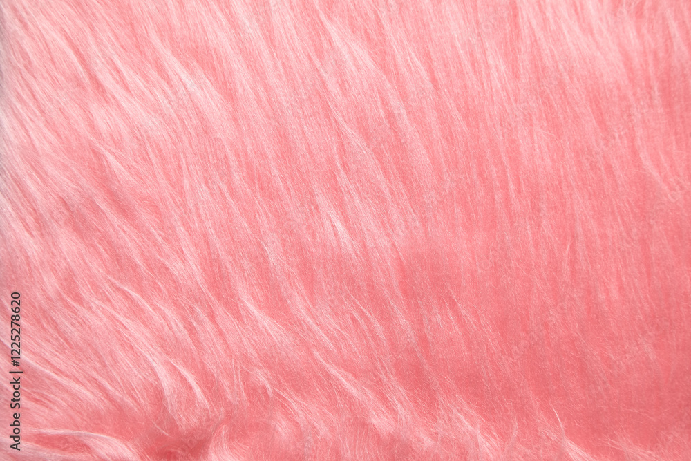 Obraz premium Soft Pink Fluffy Fur Texture Background