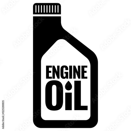 Engine oil vector