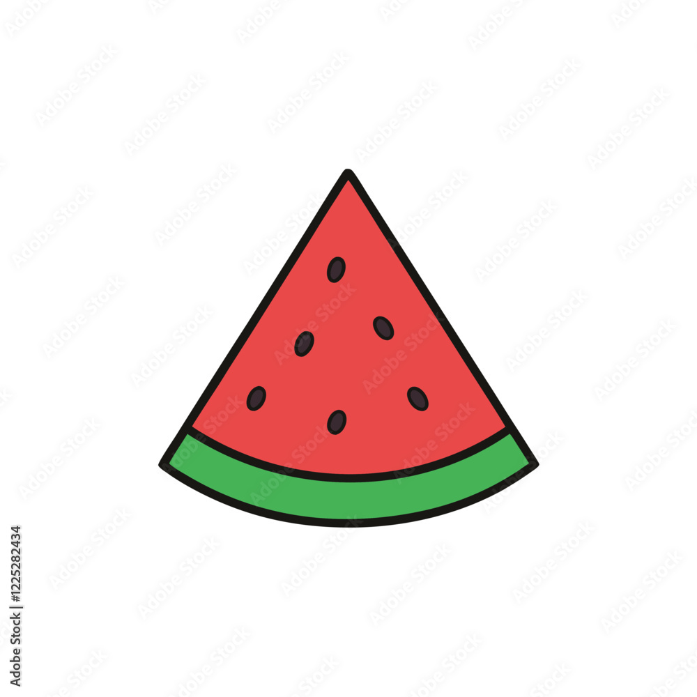 watermelon slice isolated on white background watermelon slice isolated on white background