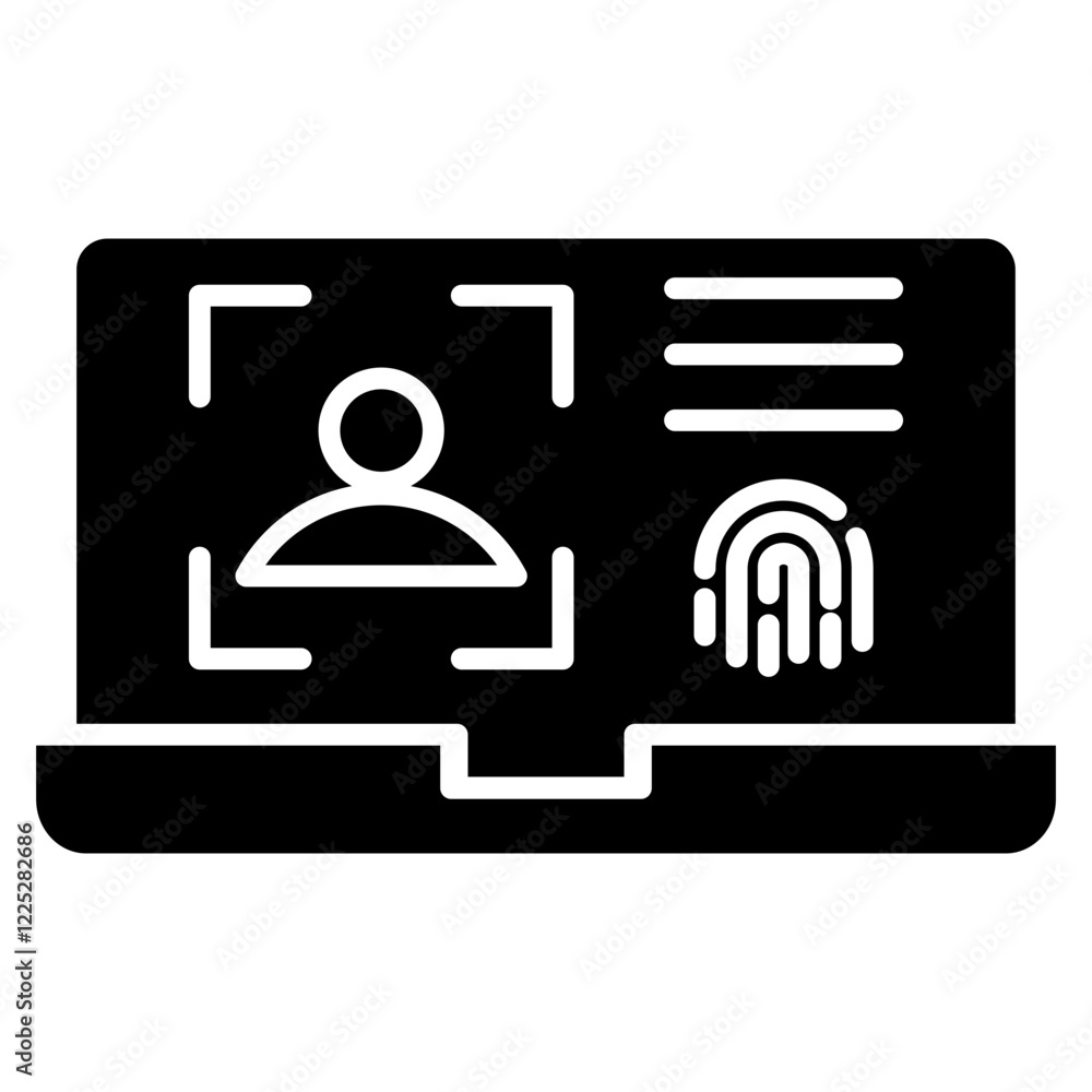 Biometric Data icon Biometric Data icon
