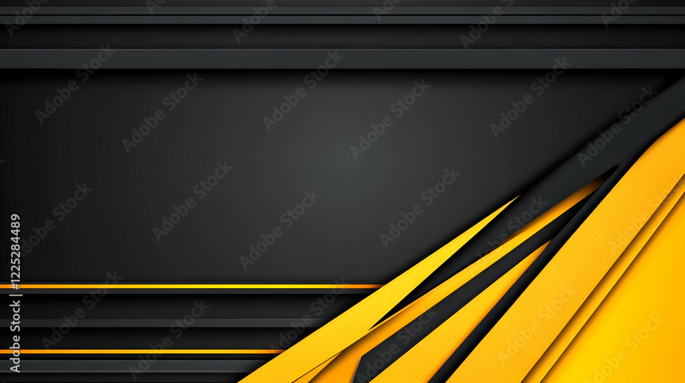 Abstract Background Design Yellow Black Abstract Background Design Yellow Black