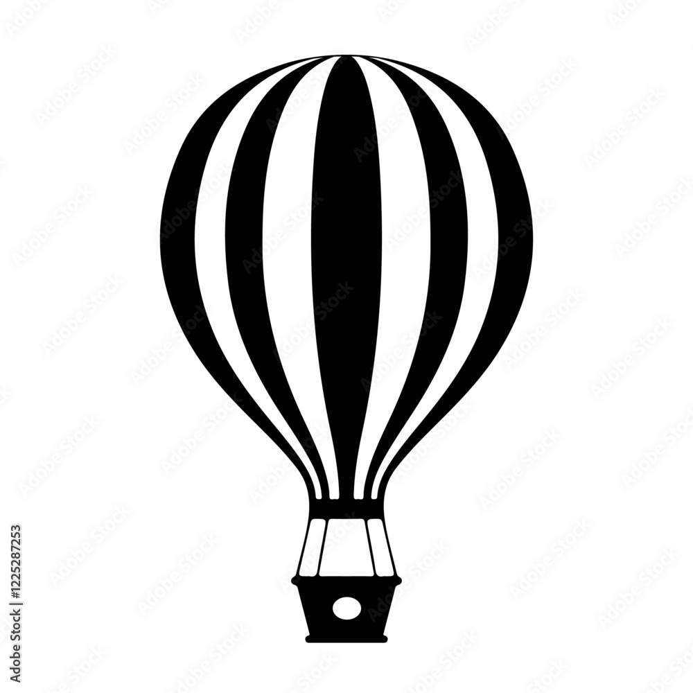 Fototapeta premium hot air balloon isolated