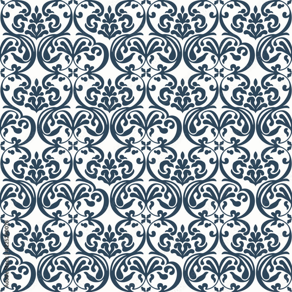 Classic Black and White Tile Pattern with Geometric Accents Classic Black and White Tile Pattern with Geometric Accents