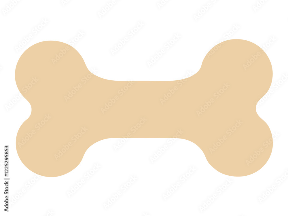 Big dog bone lying for pet shop logo or game ui
Big dog bone lying for pet shop logo or game ui