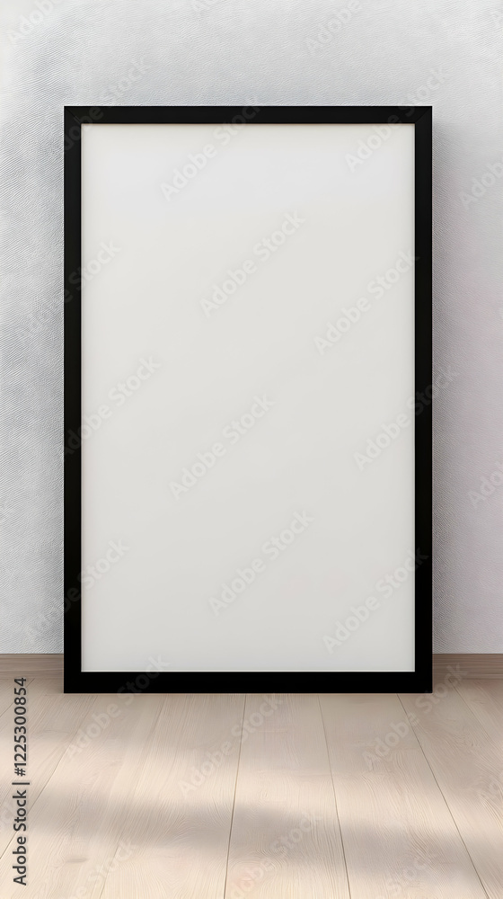 Blank Frame Mockup Illustration Blank Frame Mockup Illustration