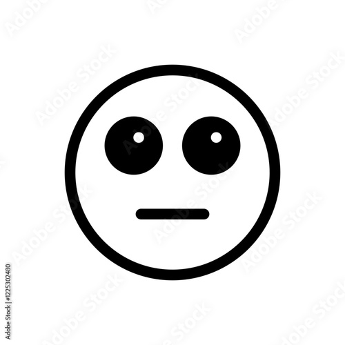 slid Emoticon with a confused or puzzled expression, showing discomfort or uncertainty.