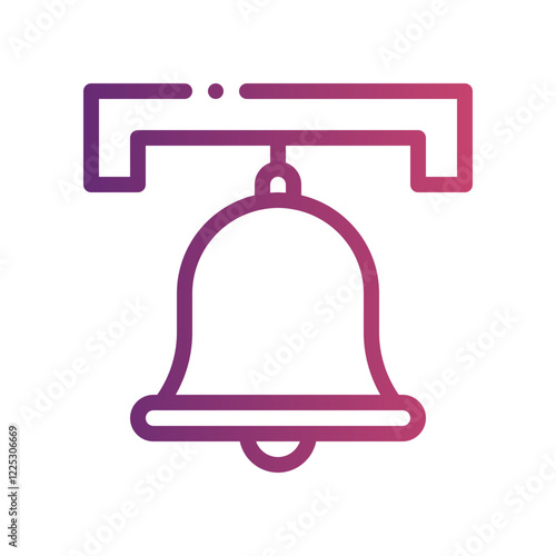 financial freedom gradient icon