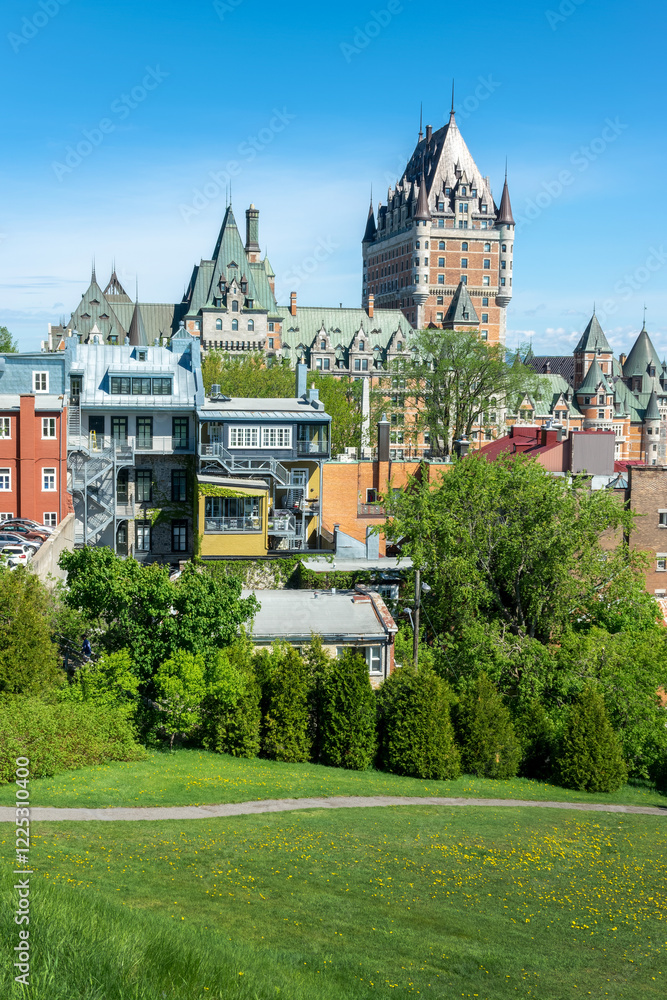 Obraz premium Chateau Frontenac in the Upper town of Old Quebec, Canada