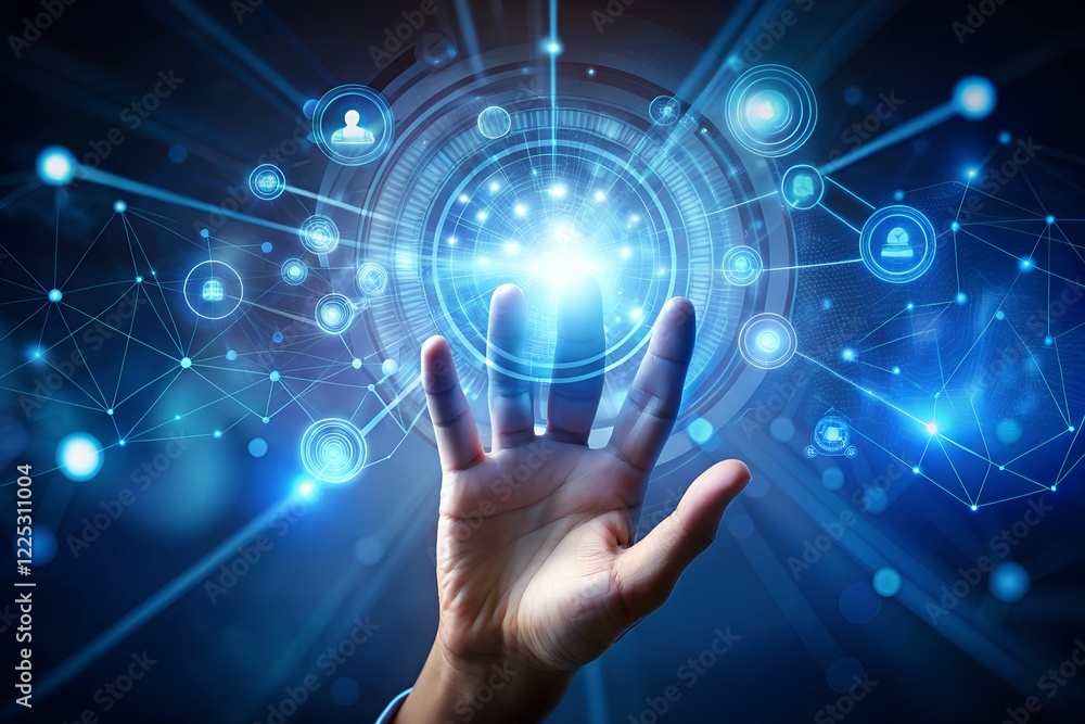 Cloud computing technology concept. Businessman hand holding cloud computing icon network. download and information upload on application system. data transfer loading solution, Secure online storage Cloud computing technology concept. Businessman hand holding cloud computing icon network. download and information upload on application system. data transfer loading solution, Secure online storage