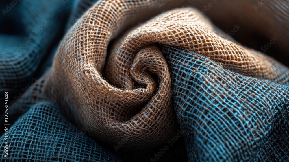 Fototapeta premium A close-up of fine fabric and canvas texture with subtle imperfections.