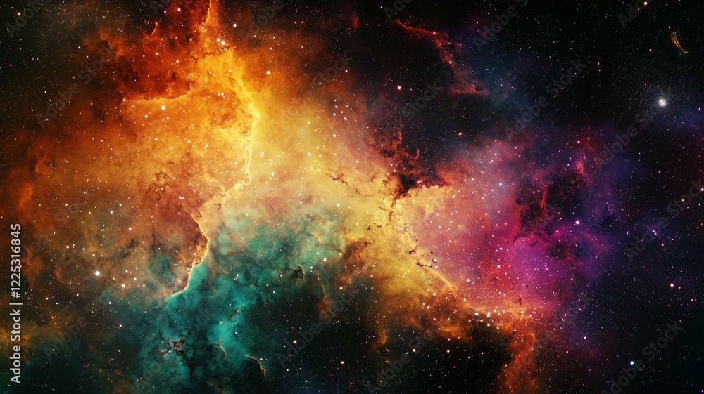 Naklejka premium 神秘的な宇宙