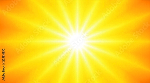 Wallpaper Mural Vintage pop art yellow background. Banner vector illustration Torontodigital.ca