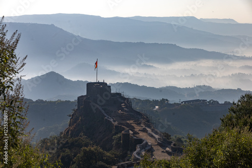 Pratapgad fort, one of the important forts of Maratha Empire, Mahabaleshwar, Maharashtra photo