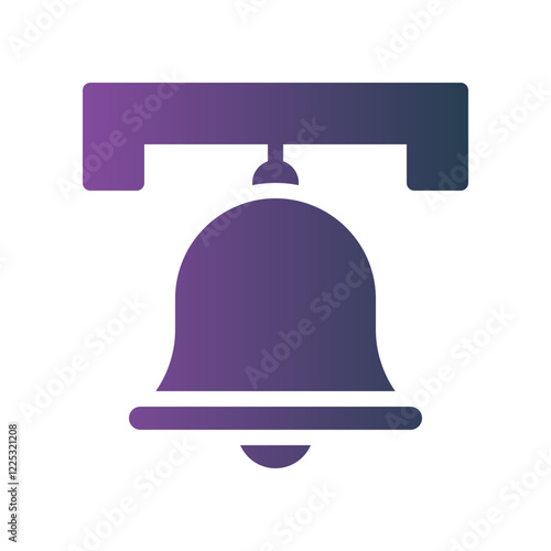 financial freedom flat gradient icon