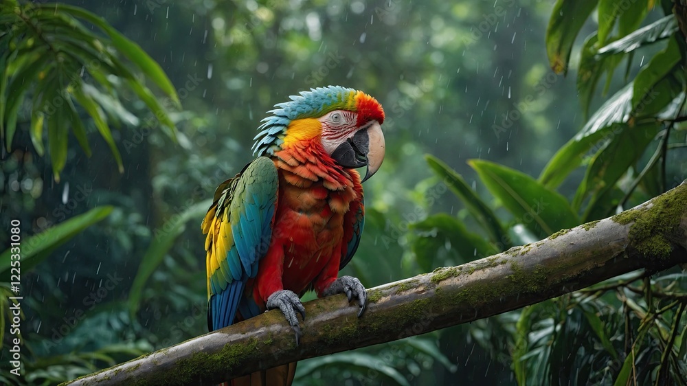 Obraz premium World Wildlife Day. Parrot