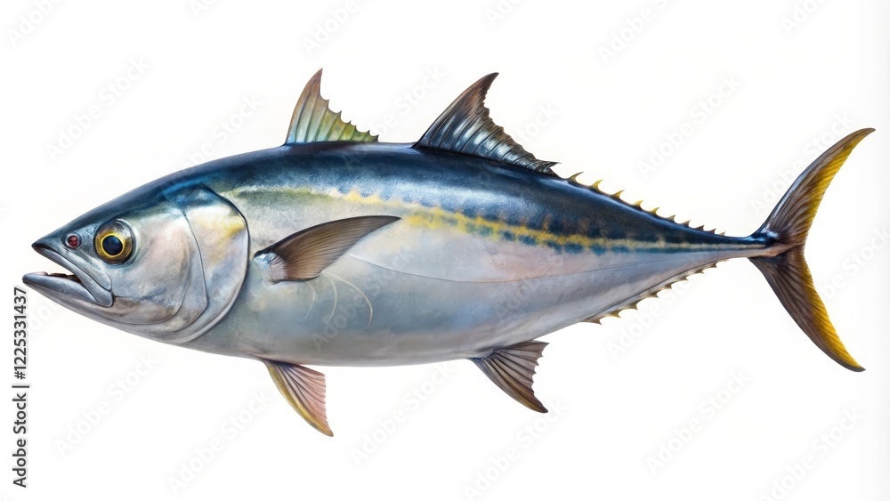 Fototapeta premium Yellowfin Tuna Illustration
