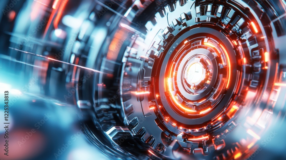Futuristic Digital Sphere with Glowing Concentric Circles and Radiant Energy Bursts in a Sci Fi Inspired Abstract Background Futuristic Digital Sphere with Glowing Concentric Circles and Radiant Energy Bursts in a Sci Fi Inspired Abstract Background