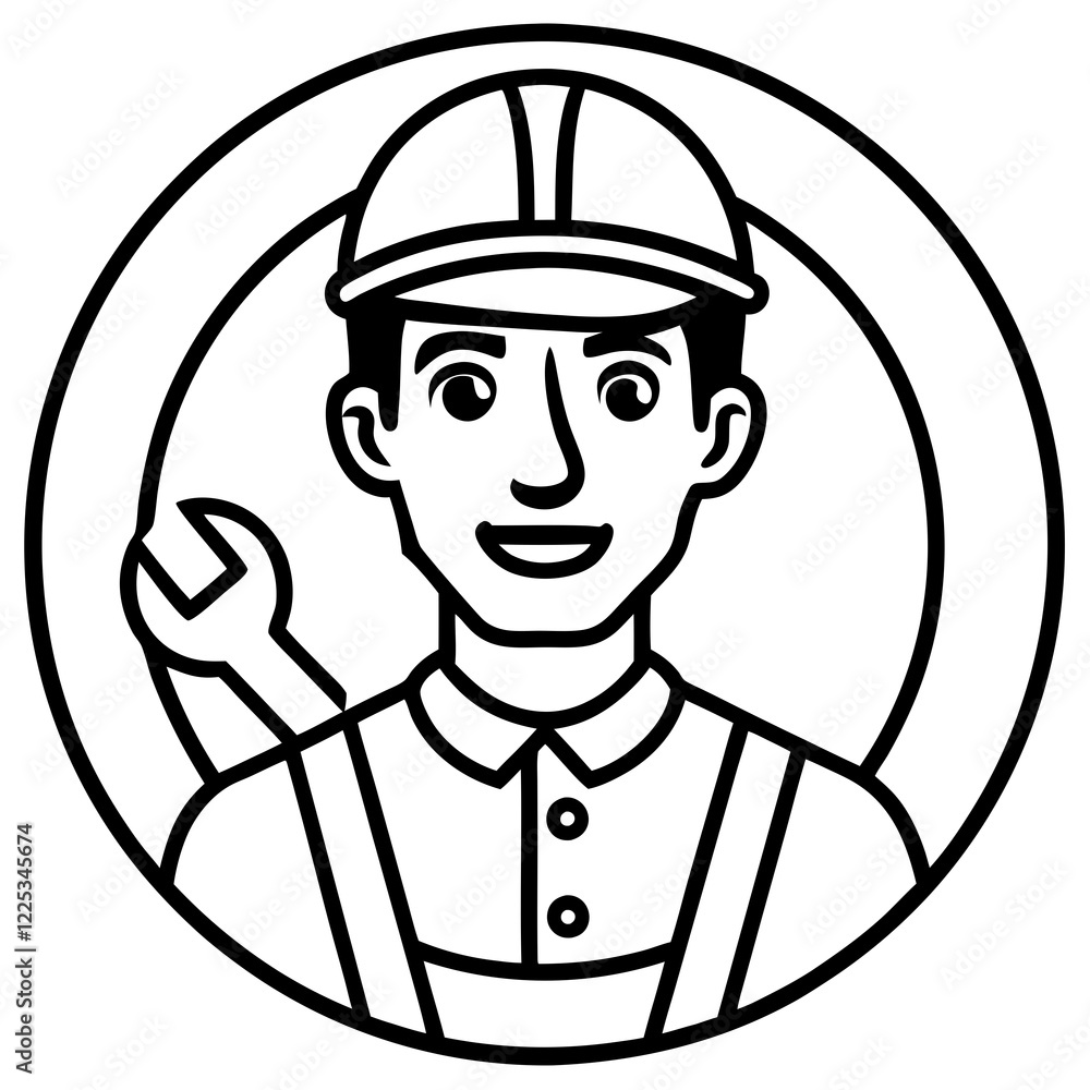 worker with helmet worker with helmet