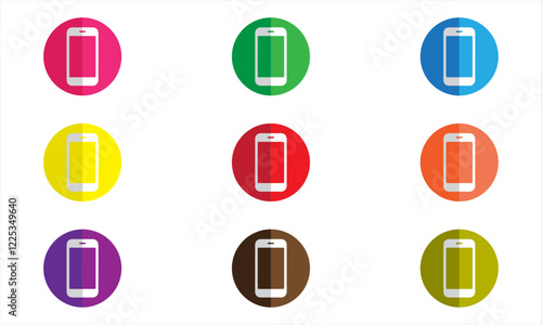 Phone Icon Set, Phone Interface Icons, Smartphone Icons, Flat Style Phone Icon, Call Icon, Contact Icon, Vector Phone Icon, Phone App Icon, Calling App Icon, Phone UI Icon Set