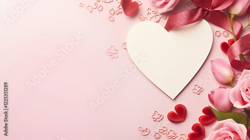 Sweet and Charming Empty Valentine's Day Card