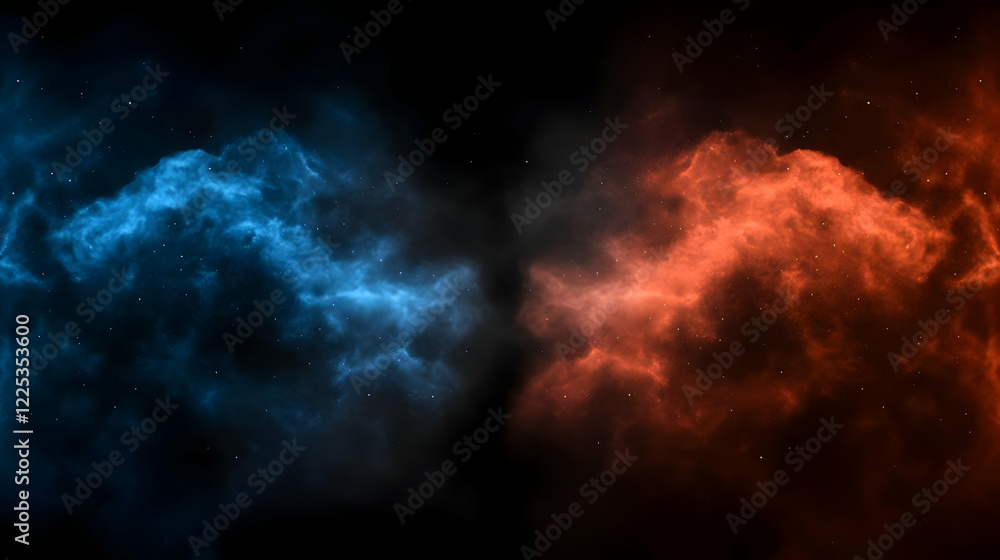 Abstract Nebula Background, Cosmic Clouds Abstract Nebula Background, Cosmic Clouds