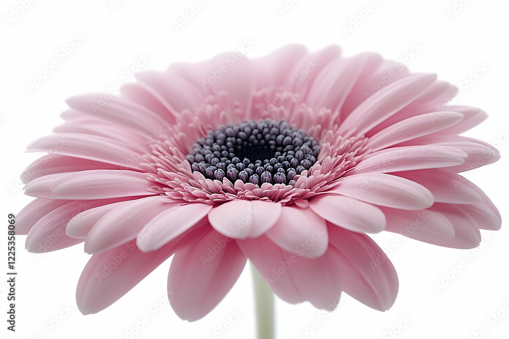 Pink Gerbera Daisy Flower Close Up Macro Shot Pink Gerbera Daisy Flower Close Up Macro Shot