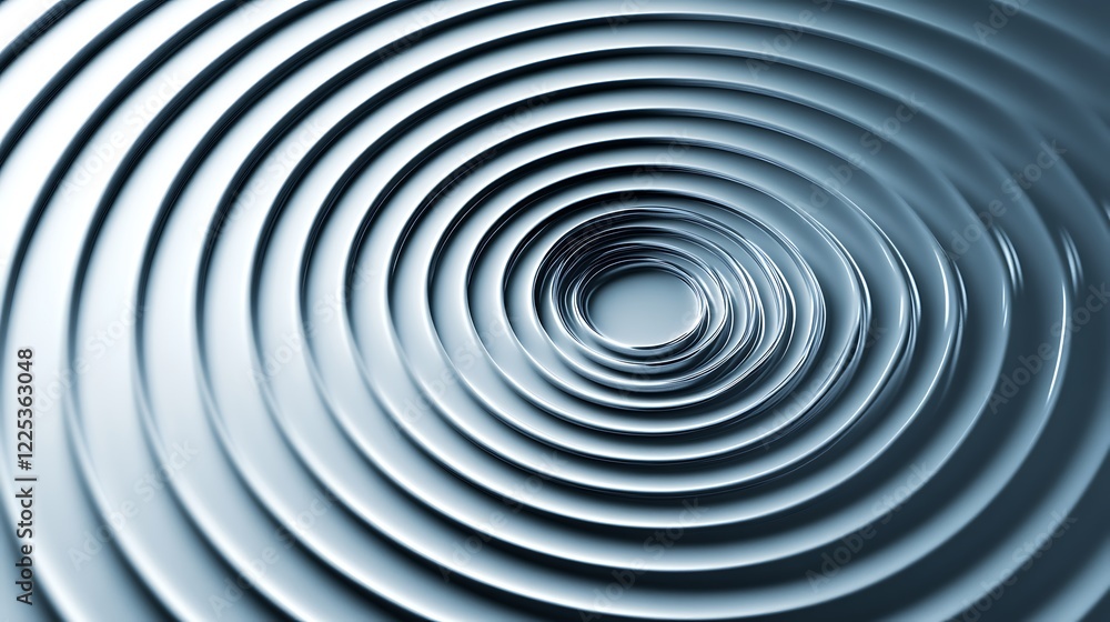 Abstract concentric circles swirling inward design Abstract concentric circles swirling inward design