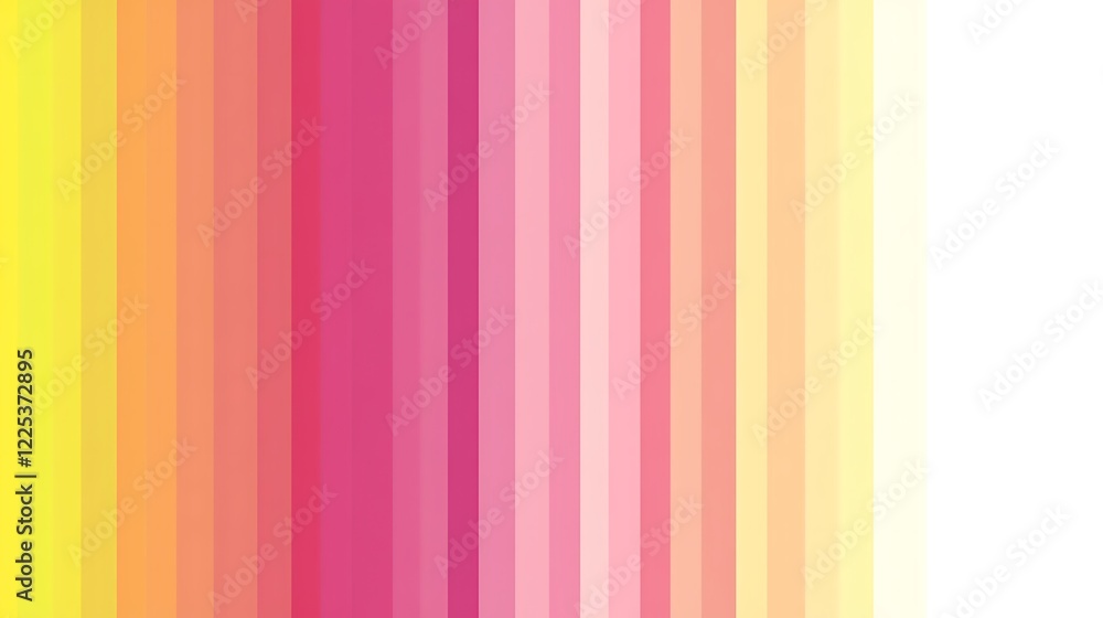 Abstract Vertical Stripes Of Yellow Pink And Orange Hues Abstract Vertical Stripes Of Yellow Pink And Orange Hues