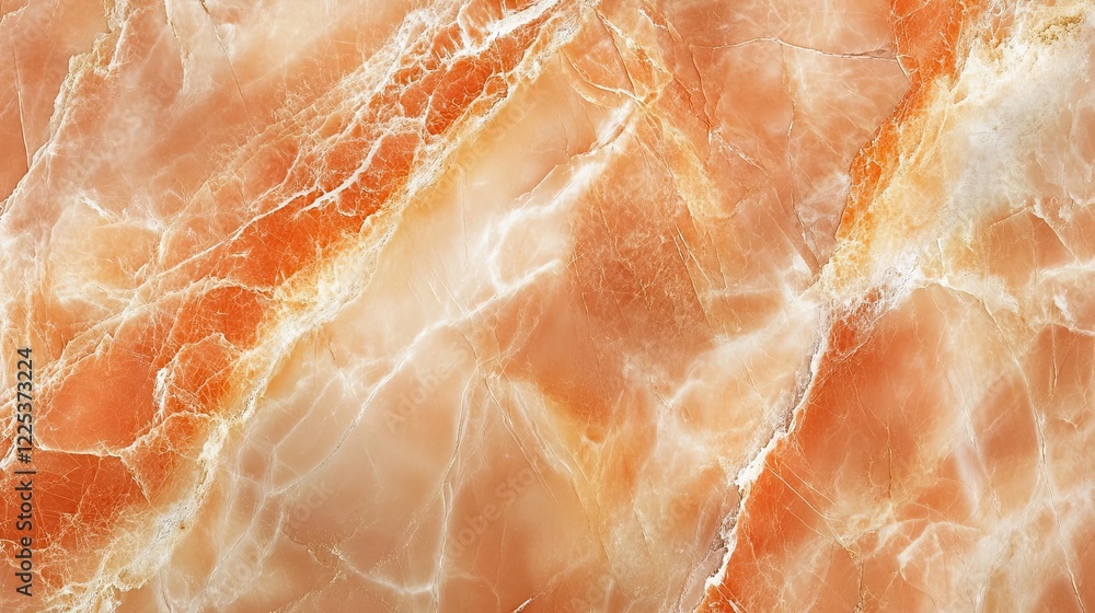 Abstract Orange and White Marble Texture with Delicate Veins for Design Abstract Orange and White Marble Texture with Delicate Veins for Design