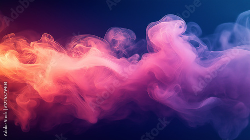 Vibrant Abstract Smoke Background