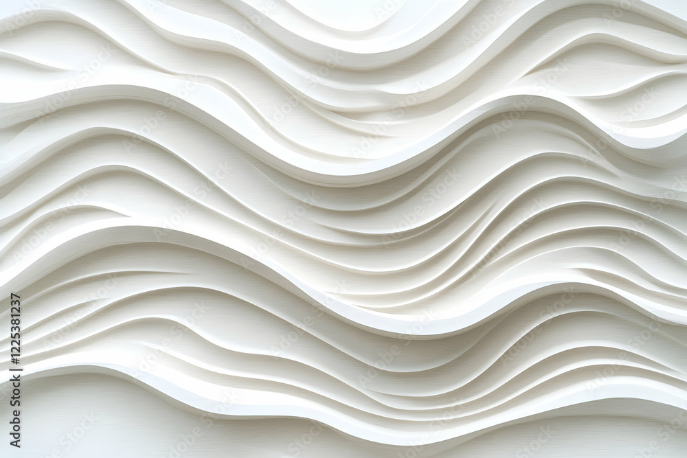 Abstract White Wave Pattern Design Background Image Abstract White Wave Pattern Design Background Image
