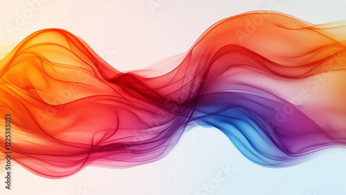 Vibrant Abstract Colorful Wave Design