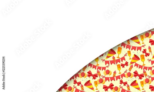 party background design. presentation and power point design concept with typography space area. celebration, event, banner, decoration and anniversary themes