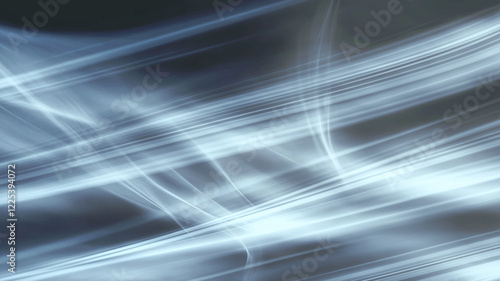 Ethereal Blue Abstract Lines