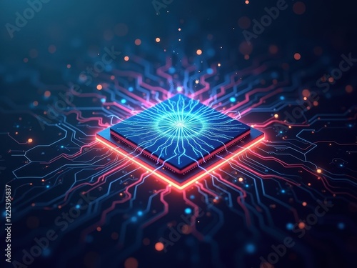 Neuromorphic computing chip designed to mimic human brain functions and enhance artificial intelligence capabilities