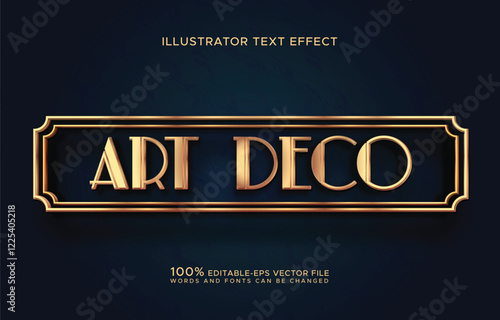 Art Deco font text Design 