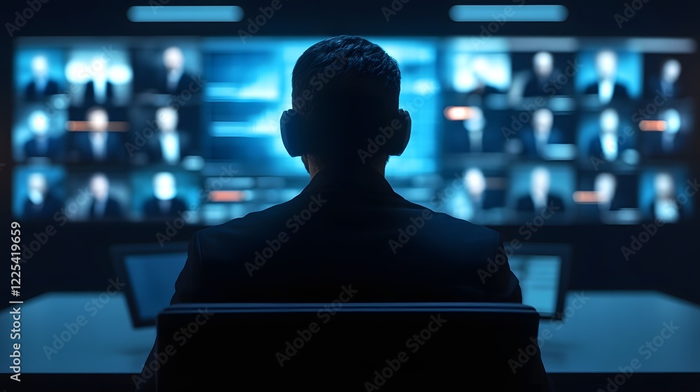 Virtual Conference Room with 3D Holograms of Real Estate Stakeholders Negotiating Virtual Conference Room with 3D Holograms of Real Estate Stakeholders Negotiating