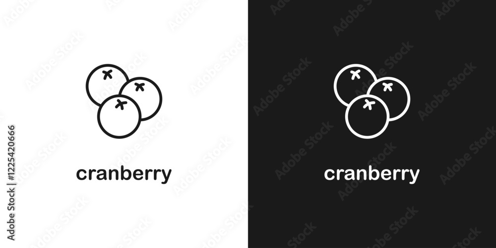 Cranberry fruit icon. Cranberry vector icon. Cranberry symbols for your web design. Fruits icon Cranberry fruit icon. Cranberry vector icon. Cranberry symbols for your web design. Fruits icon