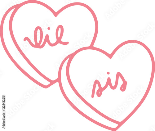 Little Sister Candy Hearts