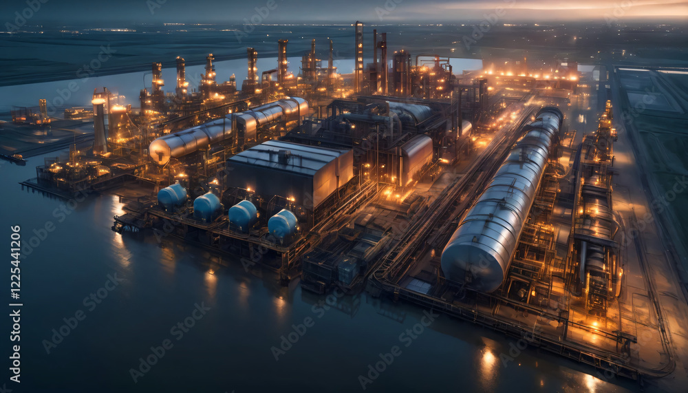 Obraz premium refinery plant