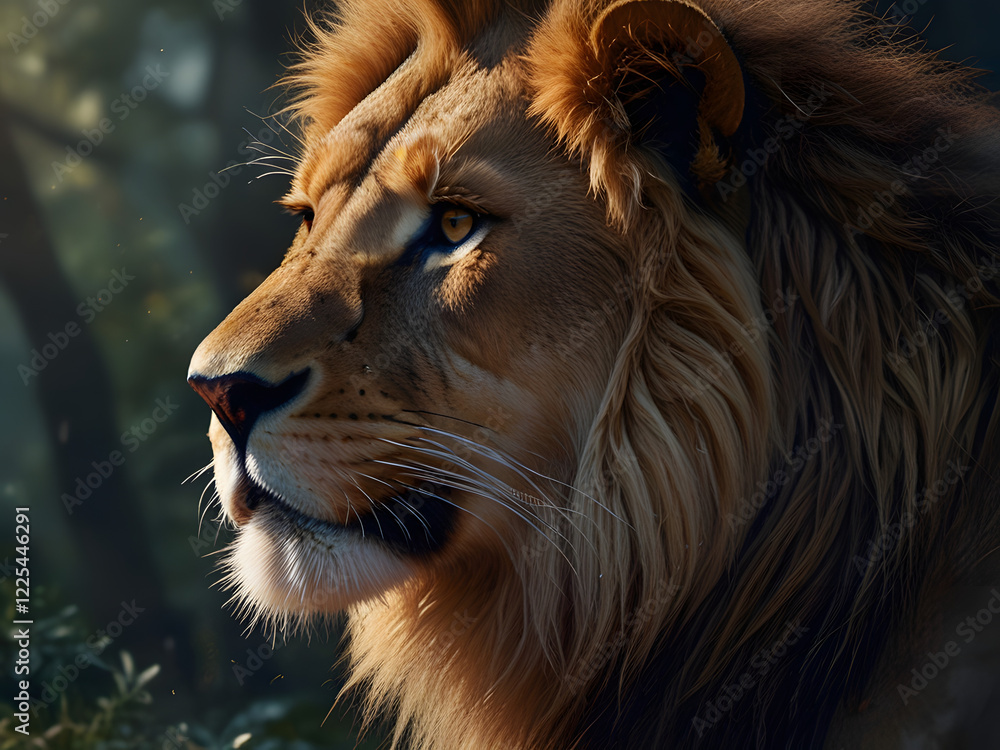 Naklejka premium lion 