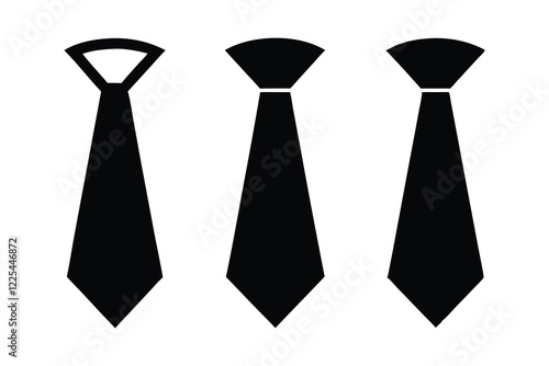 Free Download Tie icon vector set, Necktie symbol vector - GFXLoad