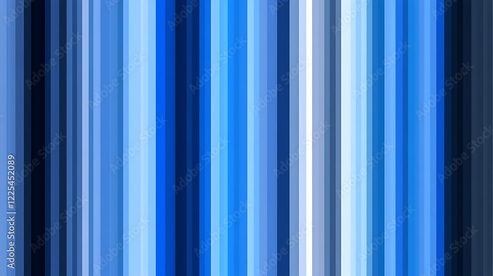 Obraz premium Abstract Blue Vertical Striped Pattern Design