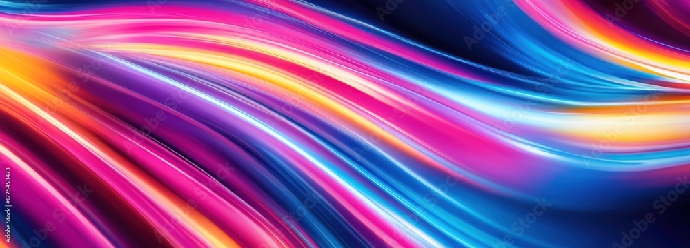 Abstract Colorful Swirling Lines Digital Art Abstract Colorful Swirling Lines Digital Art