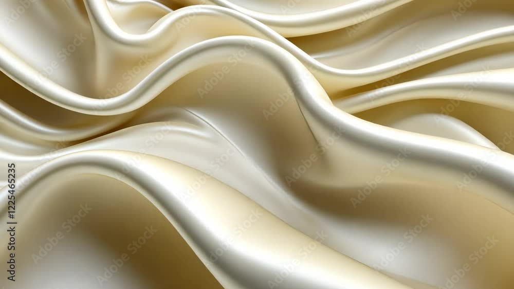 Luxurious silky fabric flowing gracefully across a soft surface in warm tones highlighting its texture and sheen Luxurious silky fabric flowing gracefully across a soft surface in warm tones highlighting its texture and sheen